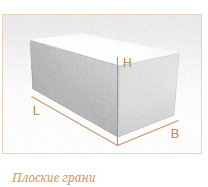 Газобетонный блок ГРАС D600, B2.5, 600x200x500 мм